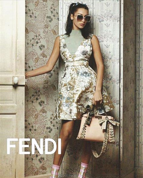 bella hadid fendi 2017|Bella Hadid Fendi Ad .